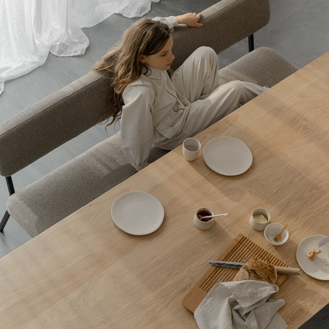 Design modern dining chair | Coode dining bench 160  tonus4 464 | Studio HENK| 