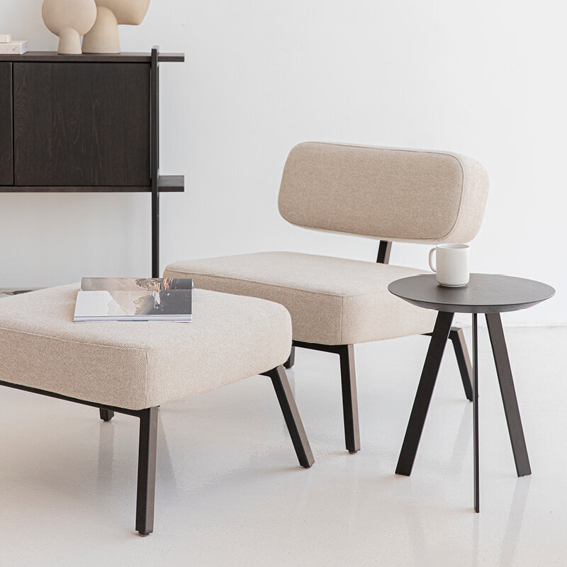 Design Coffee Table | New Co Coffee Table 50 Round Black | HPL Fenix castoro ottawa | Studio HENK| 