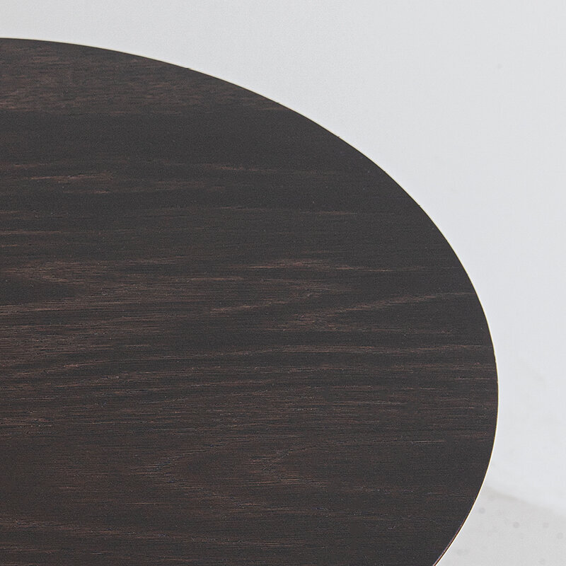 Design Coffee Table | New Co Coffee Table 50 Round Black | Oak hardwax oil natural 3062 | Studio HENK| 