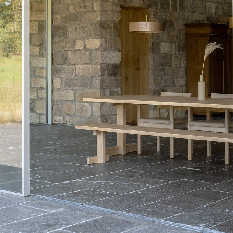 Rectangular Design dining table | Base Table Oak hardwax oil natural | Oak hardwax oil natural | Studio HENK| 