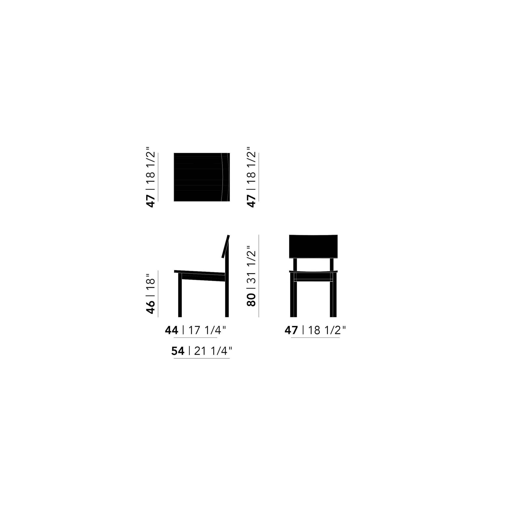 Design modern dining chair | Base Chair without armrest  | Studio HENK| 