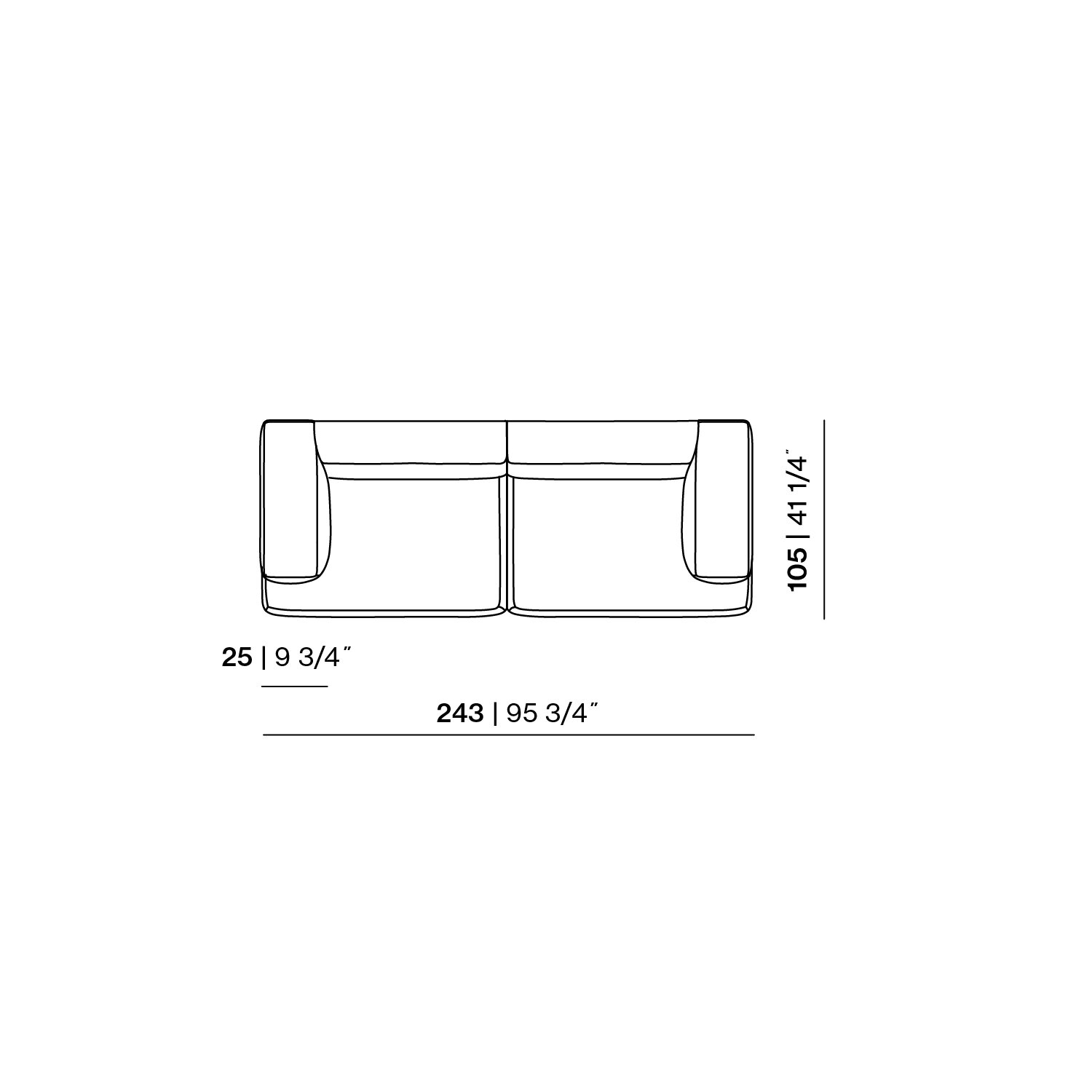 Design modern sofa | Hug 3 seater Green | Studio HENK| 