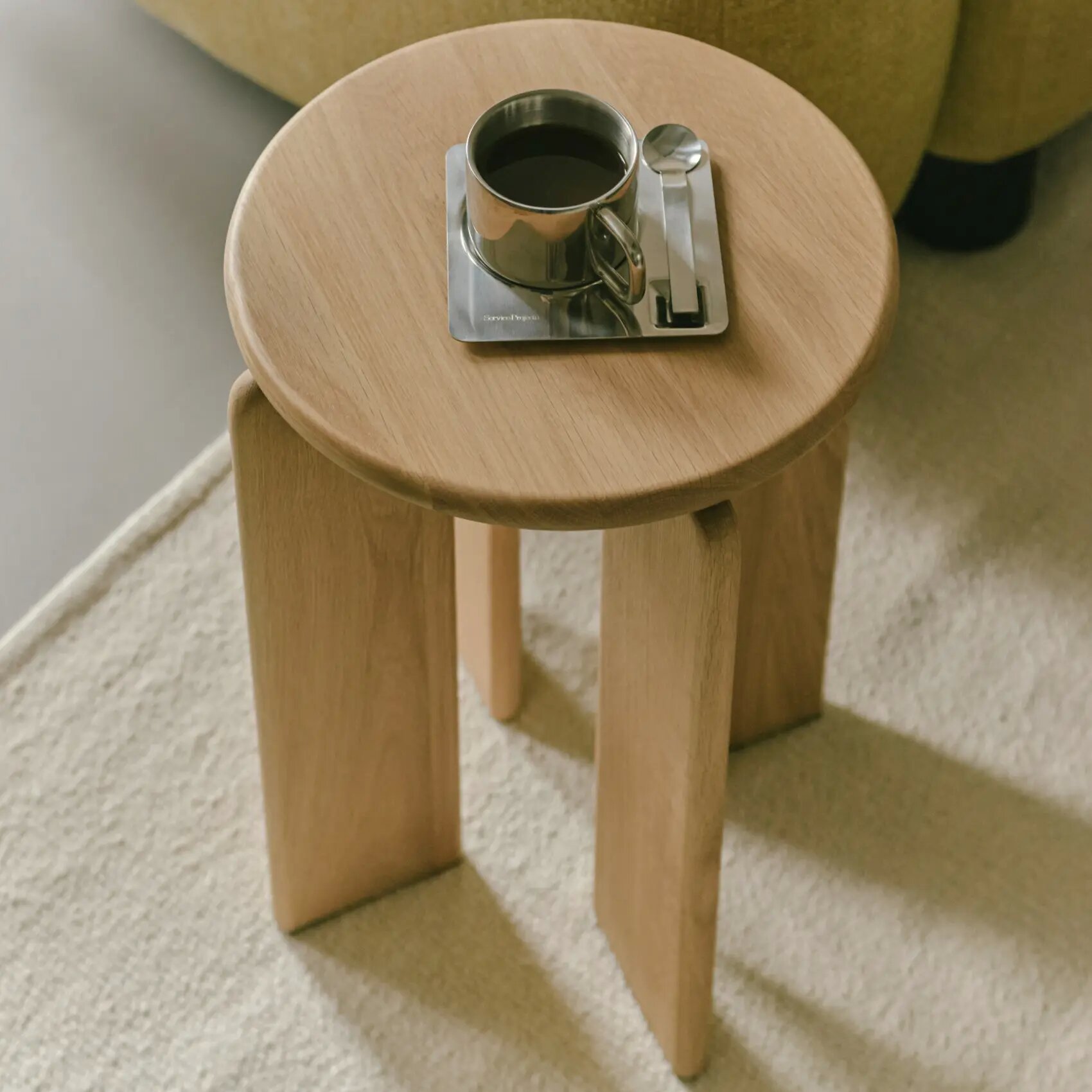 Design Coffee Table | Soft Coffee Table 50 Oak blue lacquer | Oak blue lacquer | Studio HENK| 