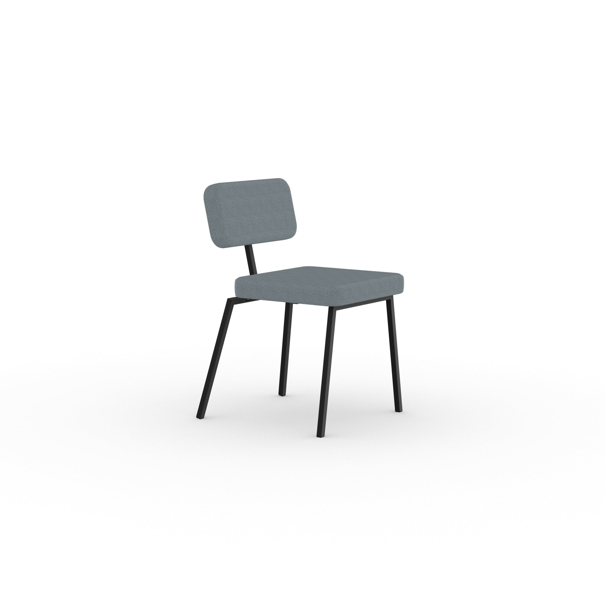 Design modern dining chair | Ode Chair without armrest Blue cyber royalblue47 | Studio HENK| 