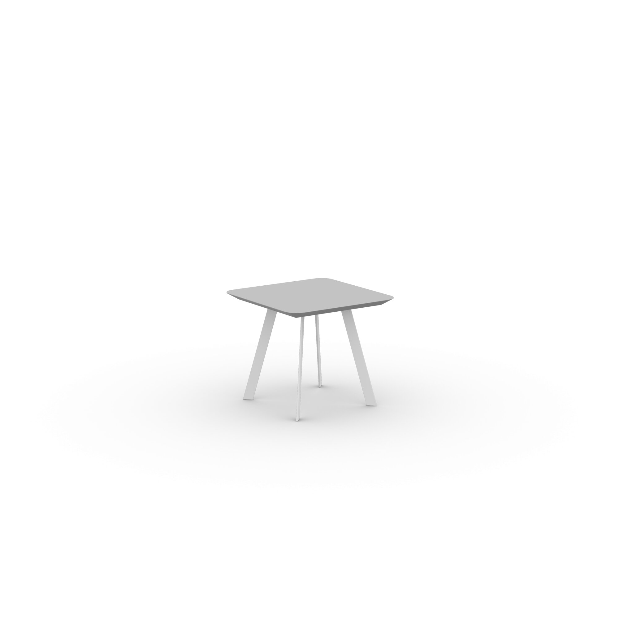 Design Coffee Table | New Co Coffee Table 50 Square White | HPL Fenix grigio efeso | Studio HENK| 