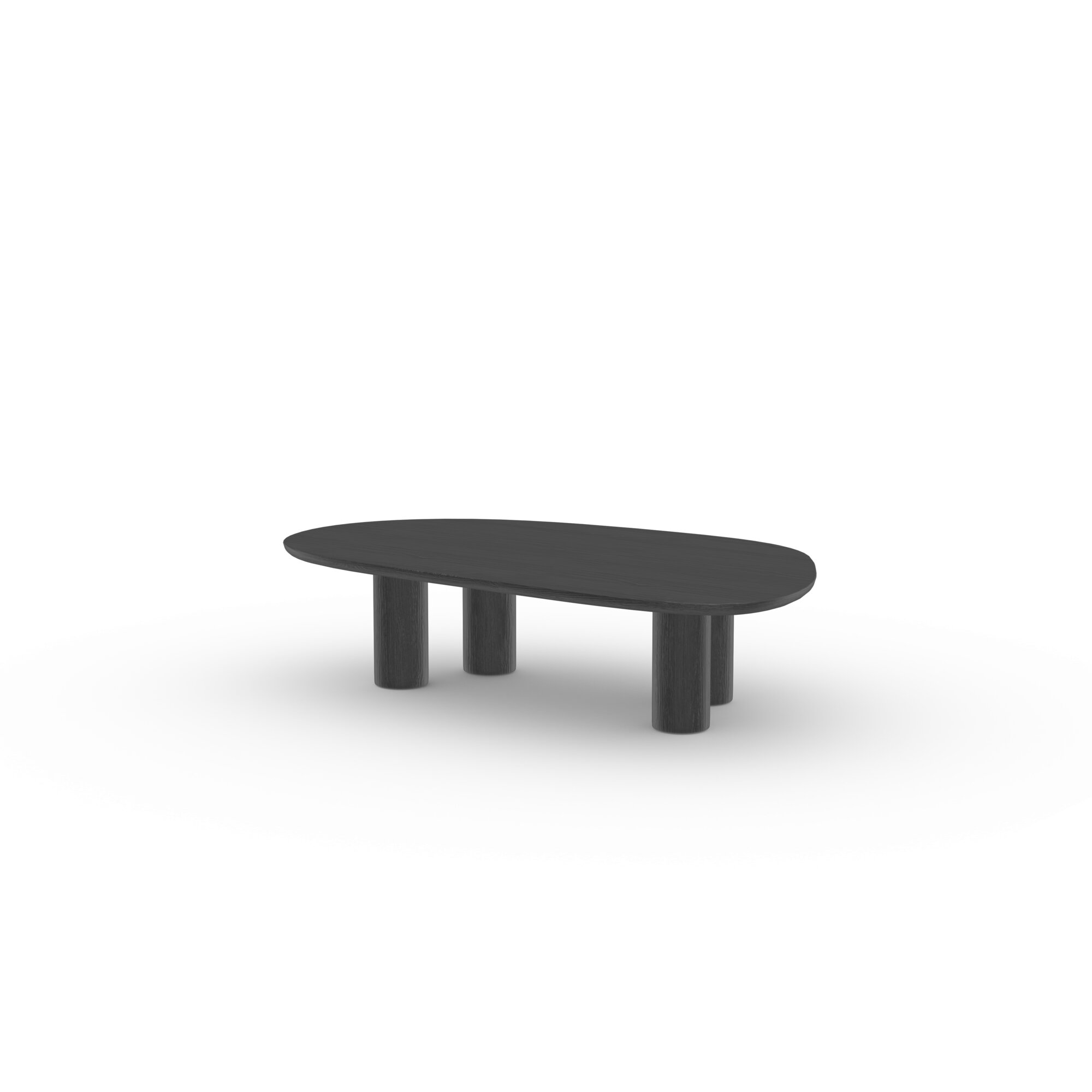 Design Coffee Table | Blob Coffee Table Oak black stain | Oak black stain | Studio HENK| 