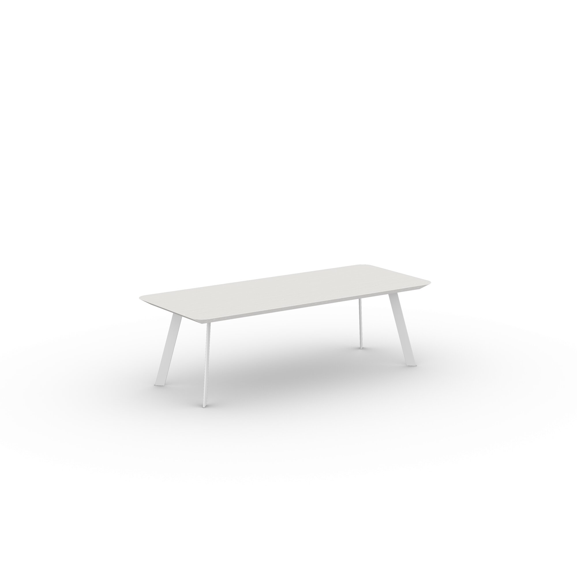 Design Coffee Table | New Co Coffee Table 1200 Rectangular White | Oak white lacquer | Studio HENK| 