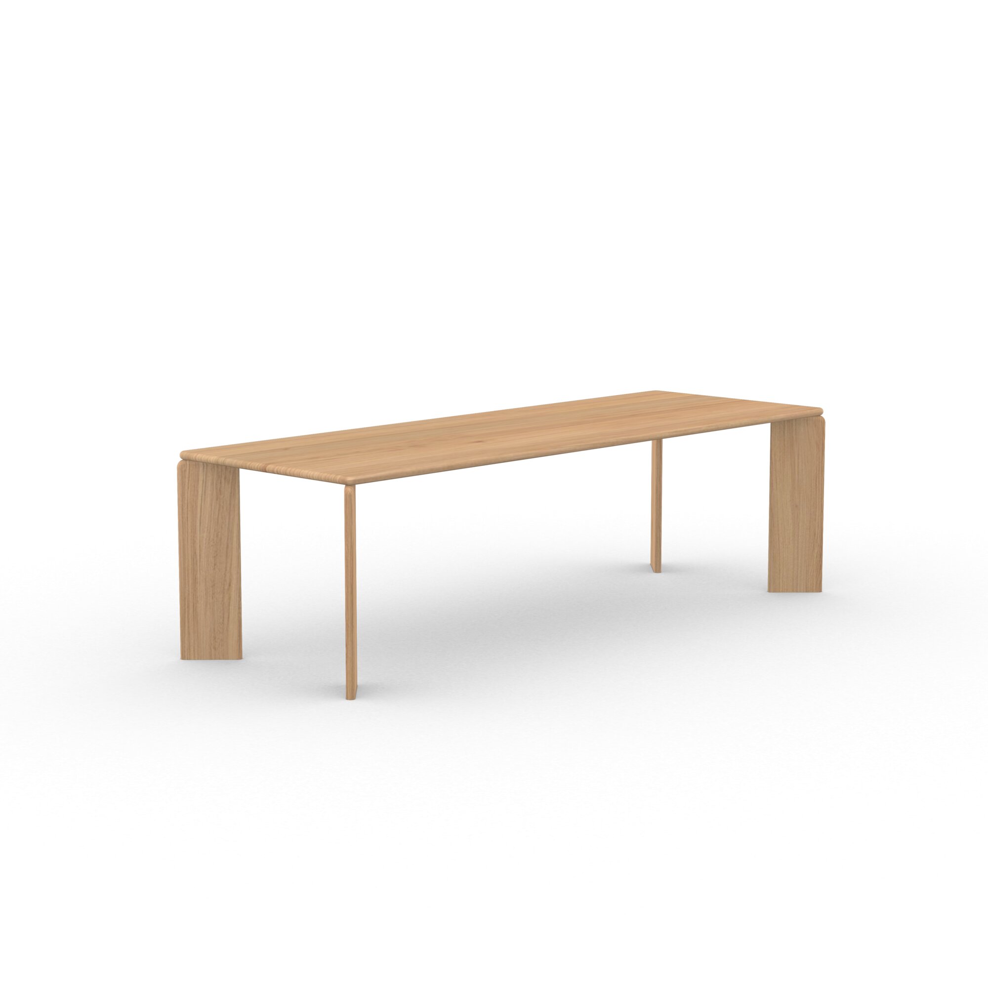 Rectangular Design dining table | Soft  Oak natural lacquer | Oak natural lacquer  | Studio HENK| 