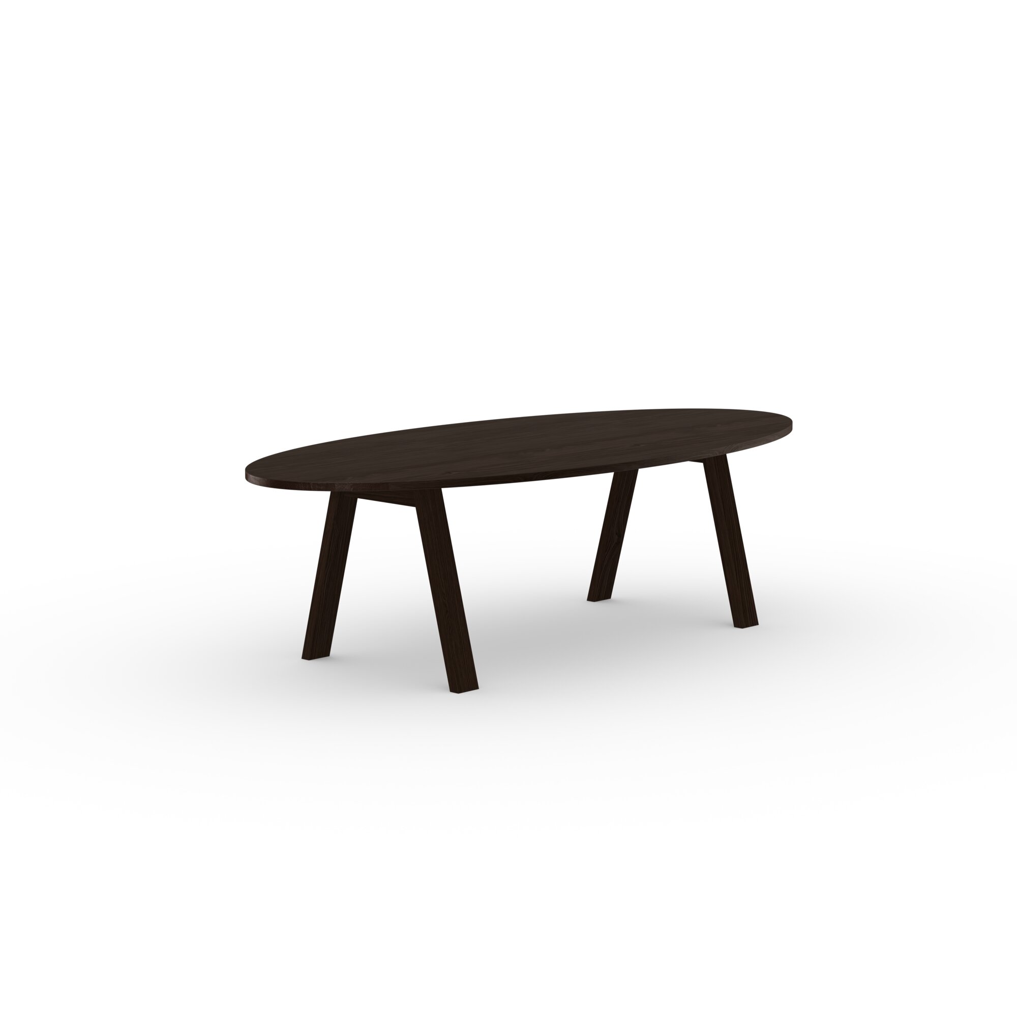 Ovale Design dining table | Legno Oak smoked stain | Oak smoked | Studio HENK| 