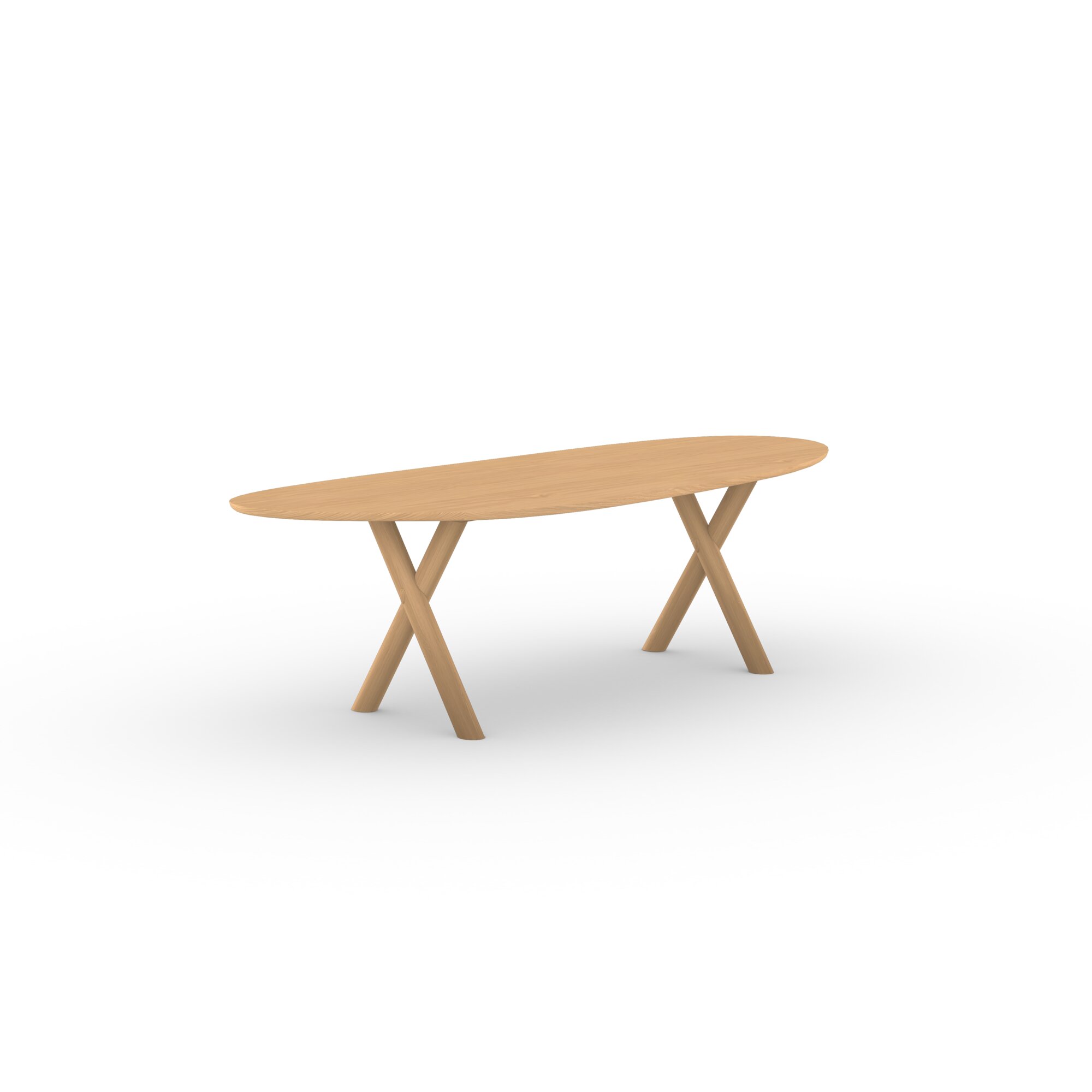 Blob Design dining table | Slim-X Wood Dining Table Oak hardwax oil natural | Oak hardwax oil natural | Studio HENK| 