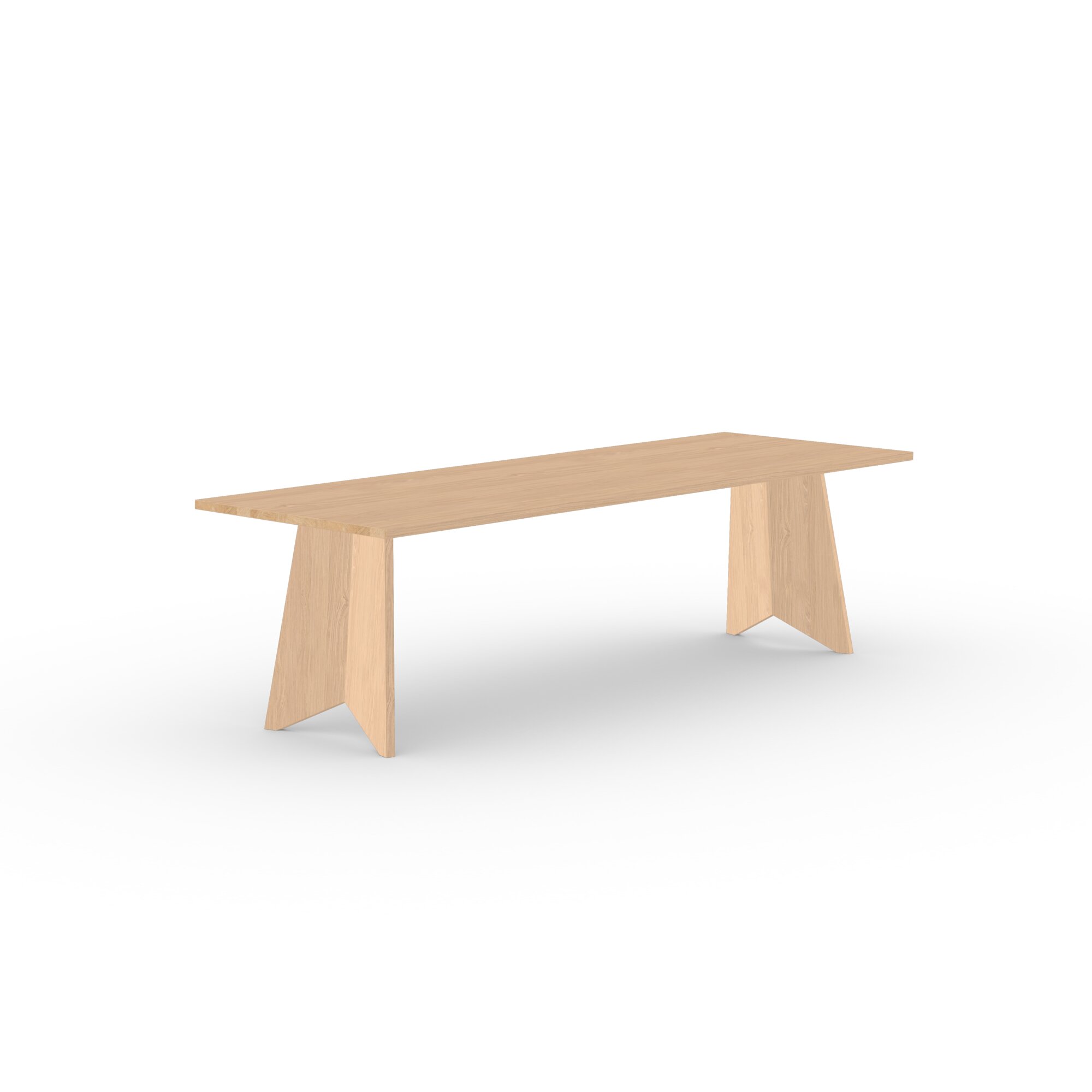 Rectangular Design dining table | Butterfly Wood Dining Table Oak hardwax oil natural light | Oak hardwax oil natural light | Studio HENK| 