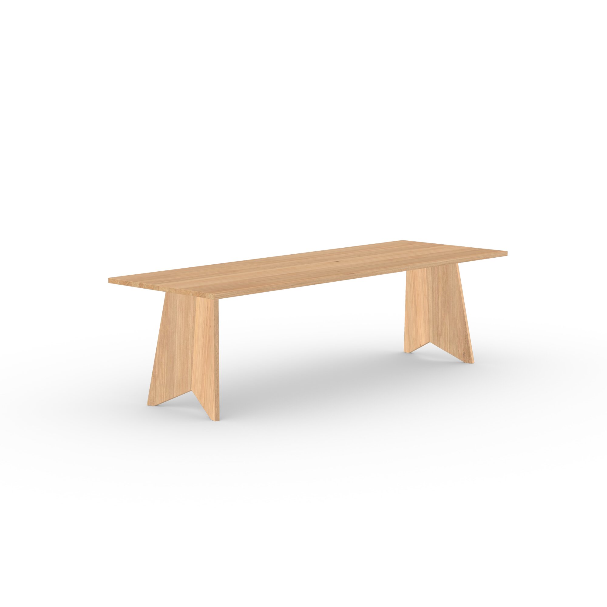 Rectangular Design dining table | Butterfly Wood Dining Table Oak natural lacquer | Oak natural lacquer  | Studio HENK| 