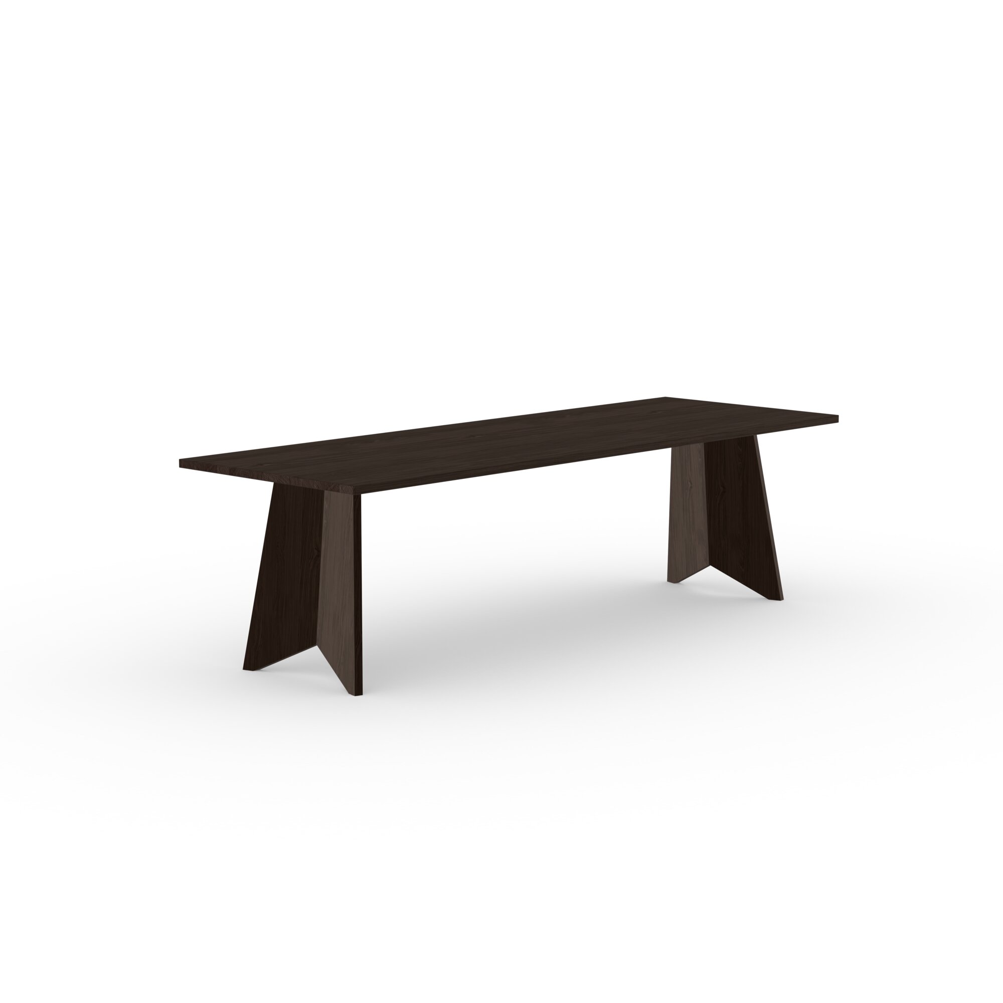 Rectangular Design dining table | Butterfly Wood Dining Table Oak smoked stain | Oak smoked | Studio HENK| 