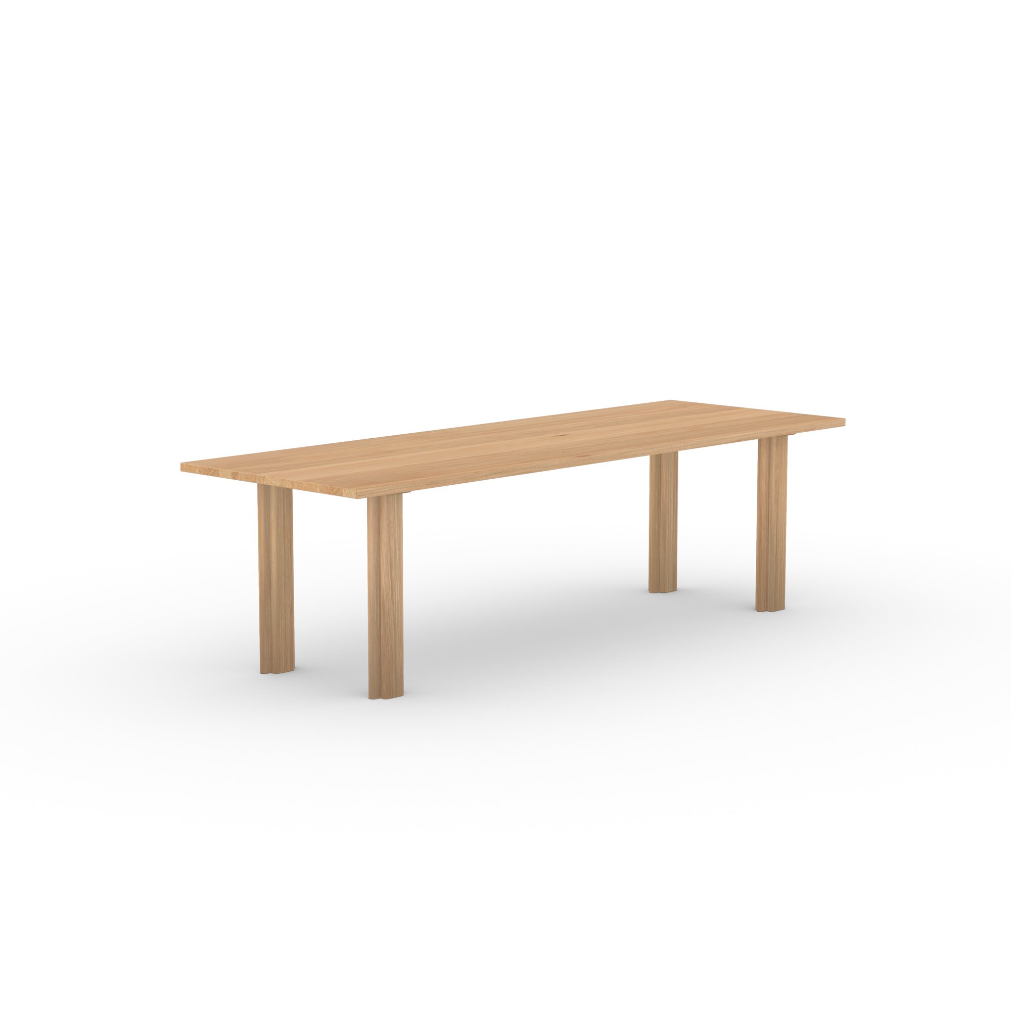 Rectangular Design dining table | Paste Dining Table Oak natural lacquer | Oak natural lacquer  | Studio HENK| 