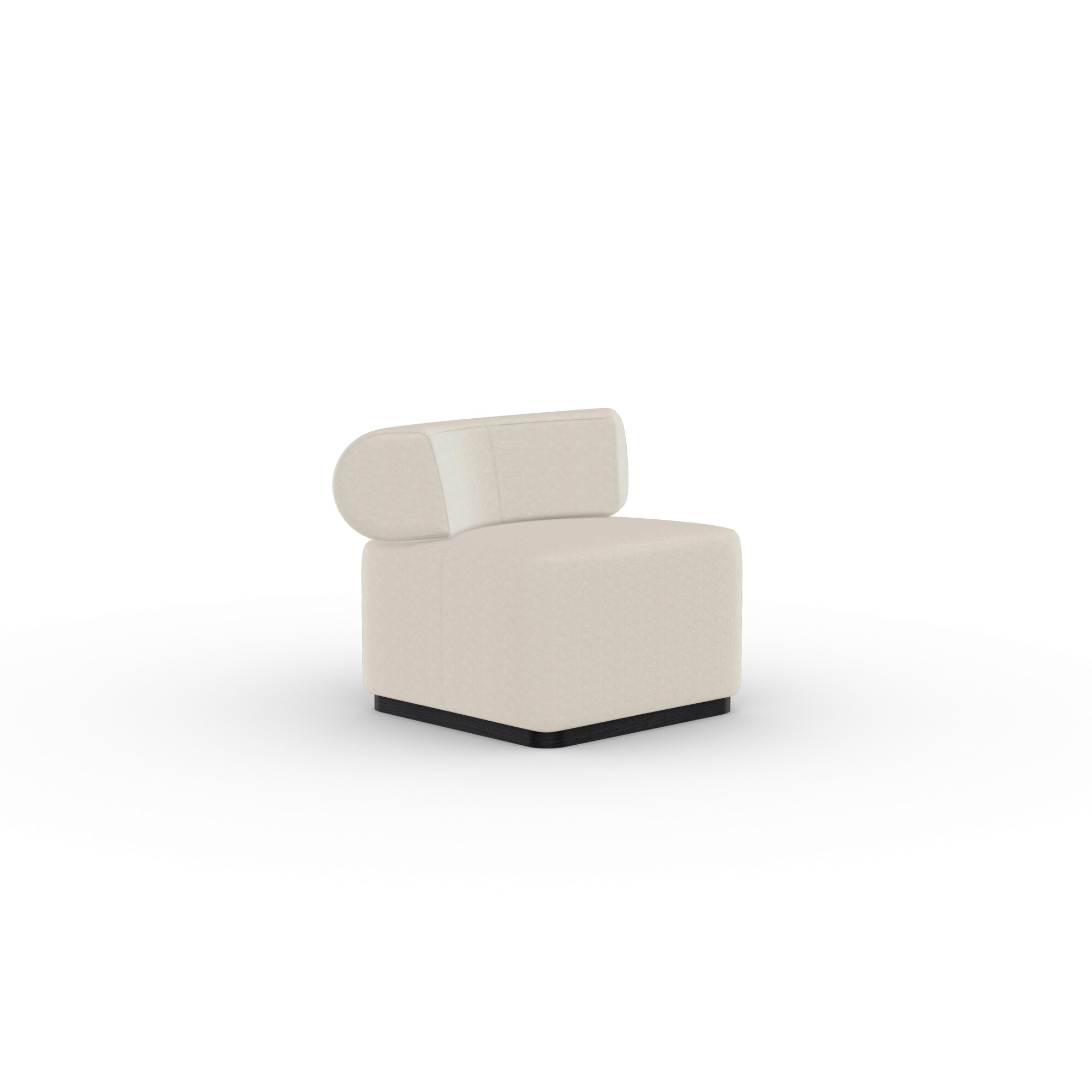 Design modern sofa | Luna lounge chair 1 seater 1 dream linen110 | Studio HENK| 