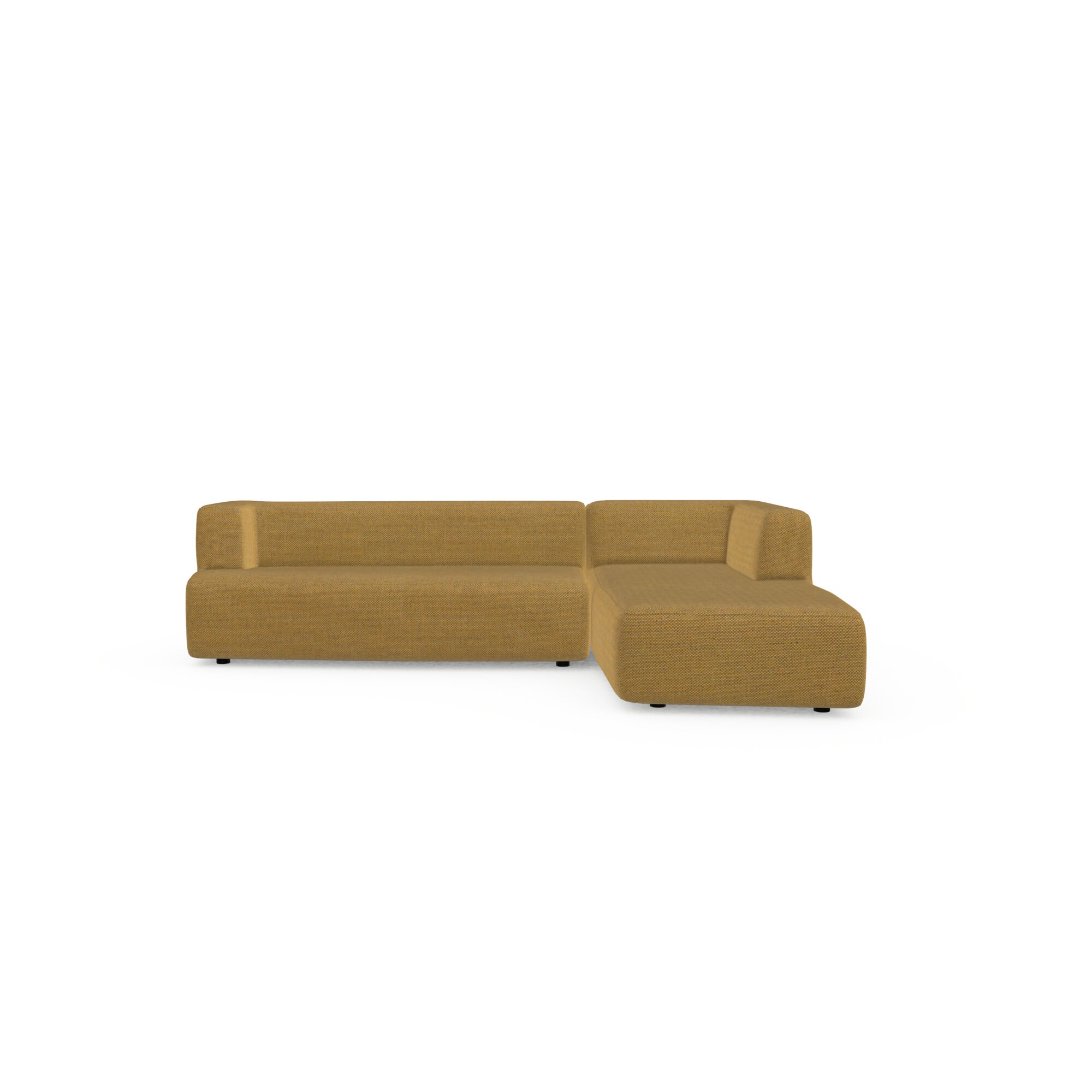 Design modern sofa | Slant 2 seater arm left chaise longue right   Brown | Studio HENK| 