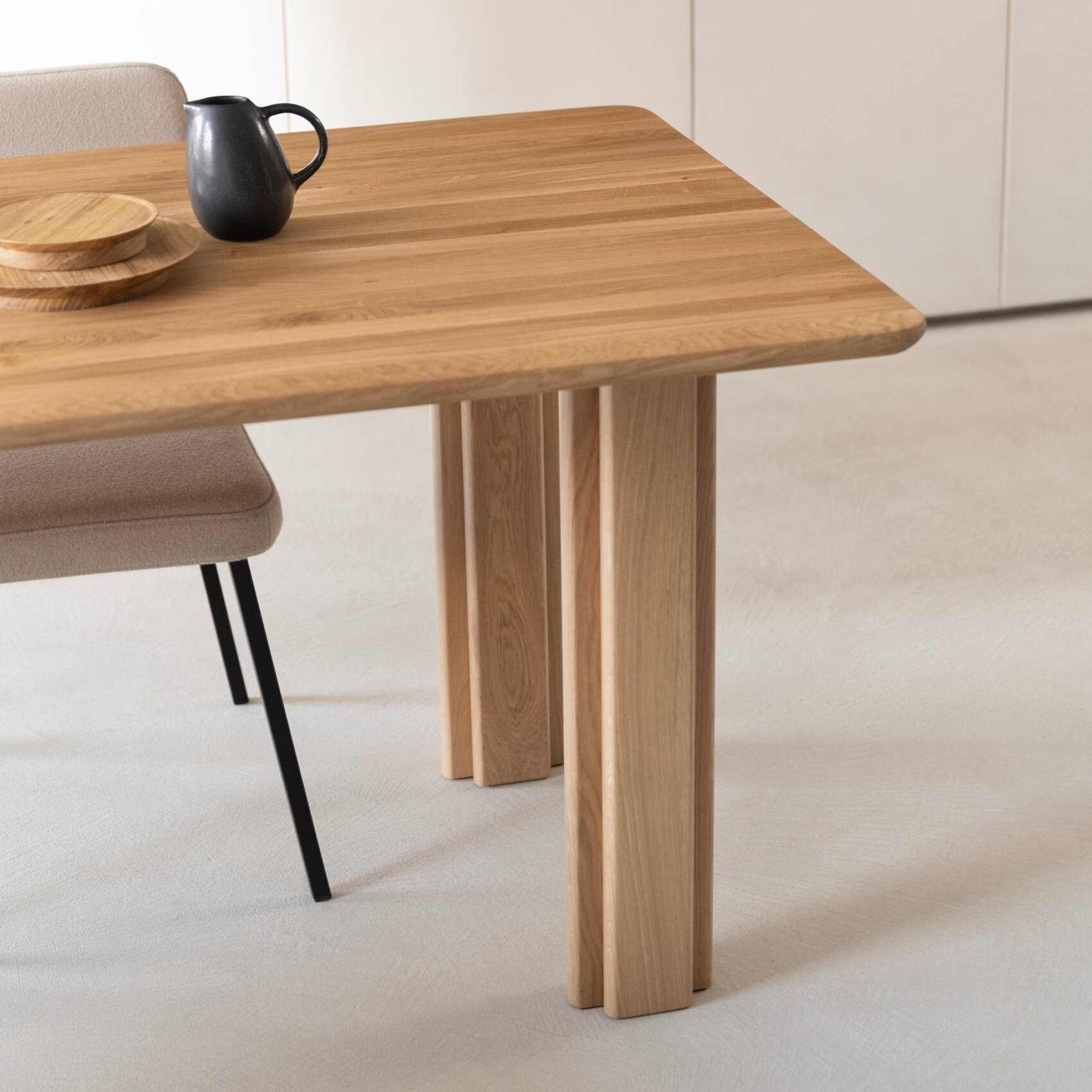 Rectangular Design dining table | Paste Dining Table Oak natural lacquer | Oak natural lacquer  | Studio HENK| 