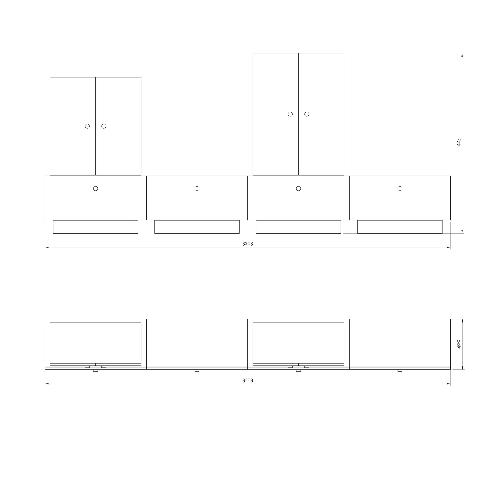 Design cabinet | Wall Cabinet Large | Studio HENK | 