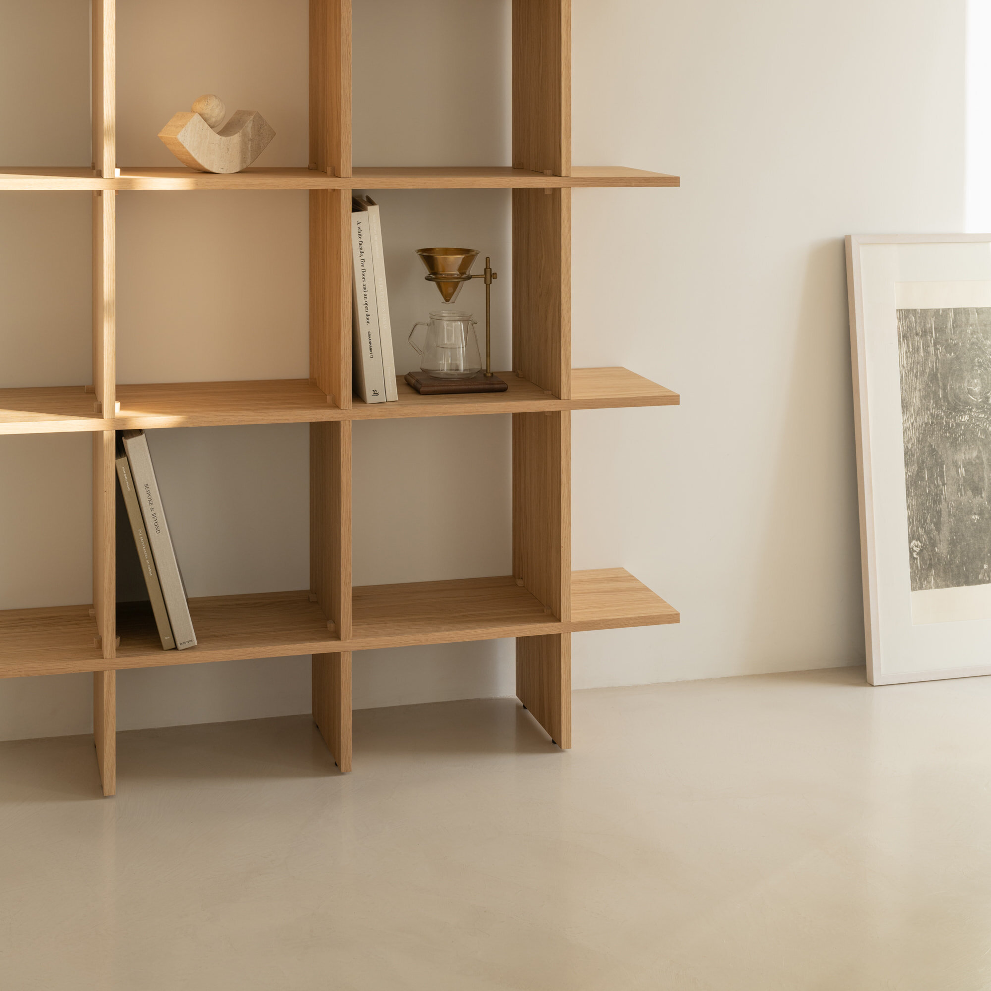 Design cabinet | Column Cabinet 54 Oak natural light | Studio HENK | 