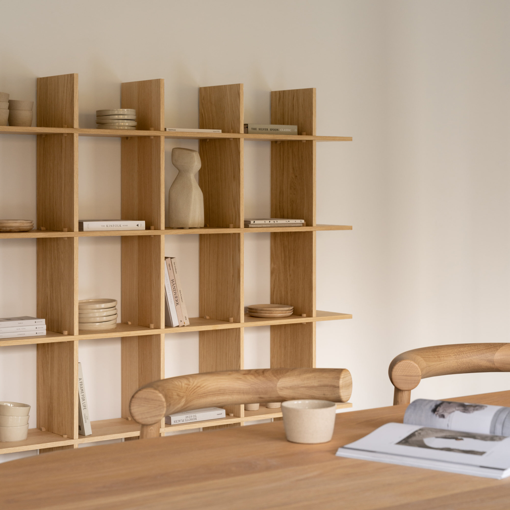 Design cabinet | Column Cabinet 55 Oak natural light | Studio HENK | 