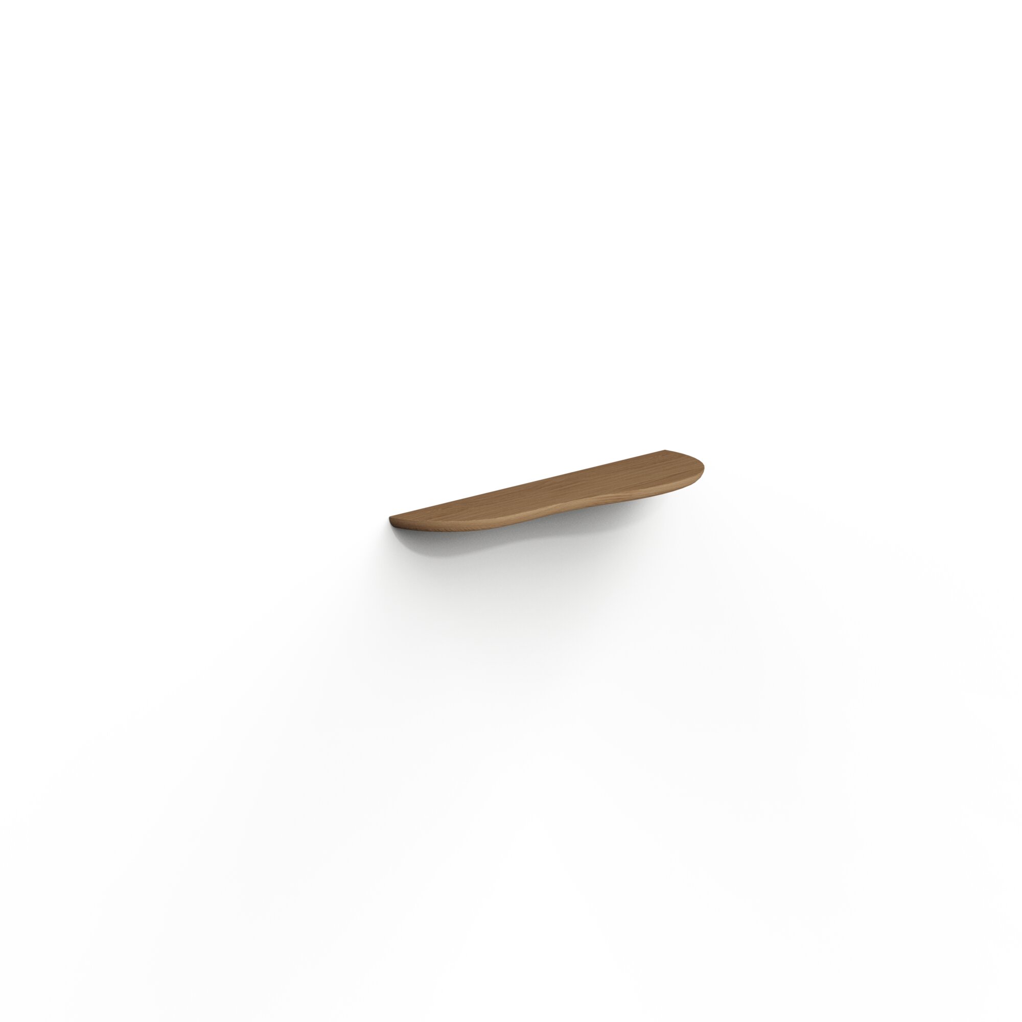 Design shelf | Blob shelf Small Right Oak natural lacquer Radius | Studio HENK | 