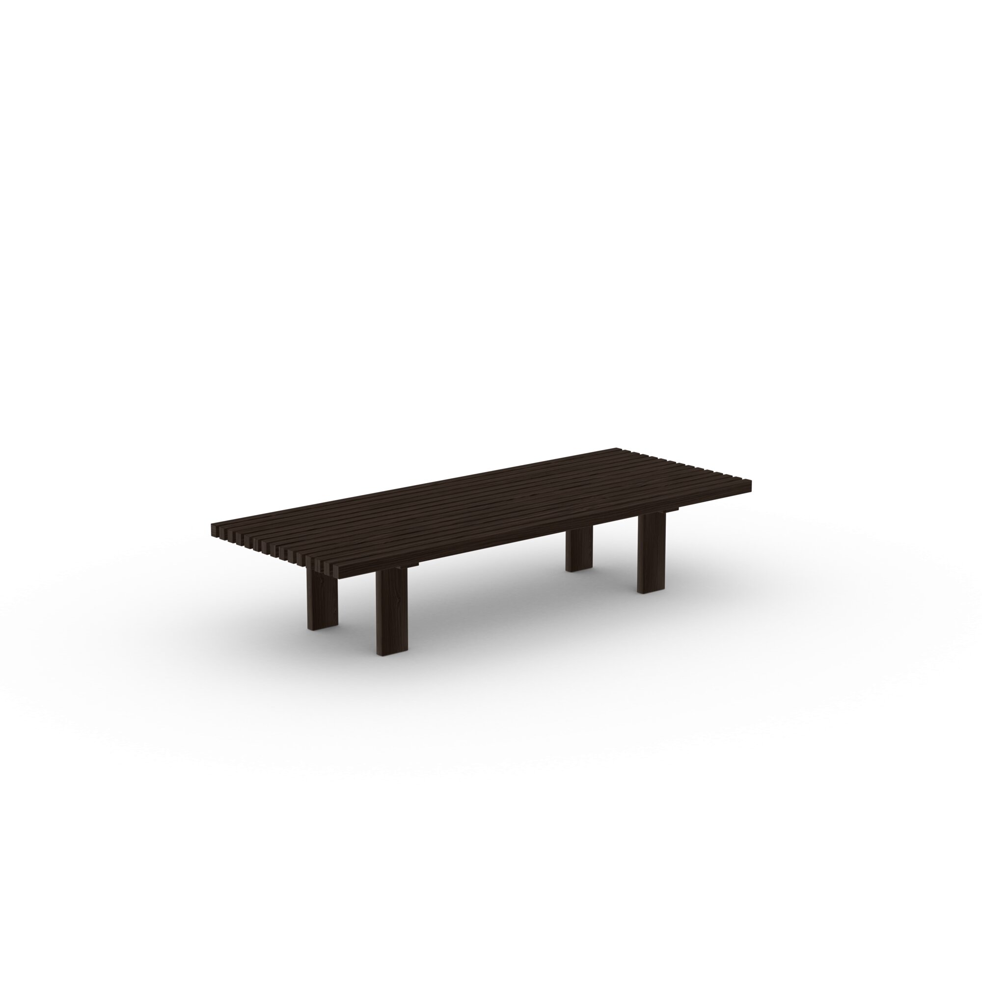 Elements Coffee Table Oak smoked stain Oak smoked stain (0002) Rectangular  170cm 66cm 4cm Standard - Studio HENK